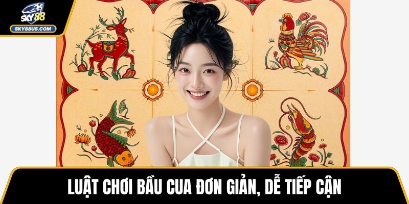 Luật chơi bầu cua đơn giản, dễ tiếp cận