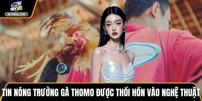 Tin nóng trường gà thomo được thổi hồn vào nghệ thuật